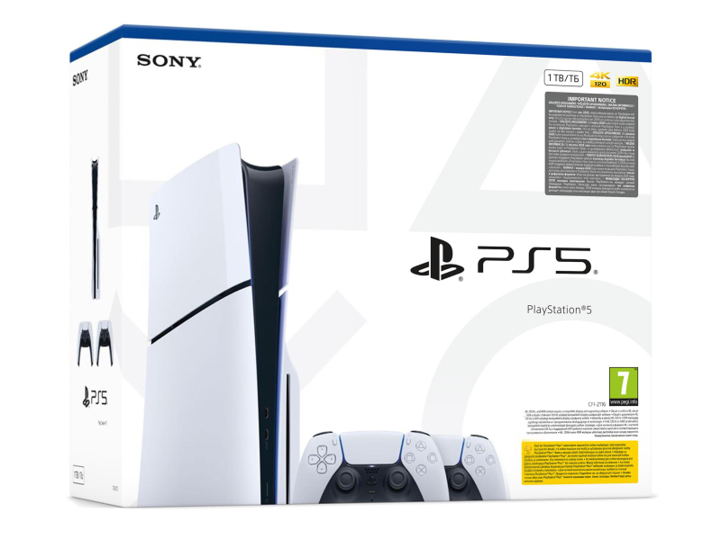 Sony PlayStation 5 Slim + DualSense White